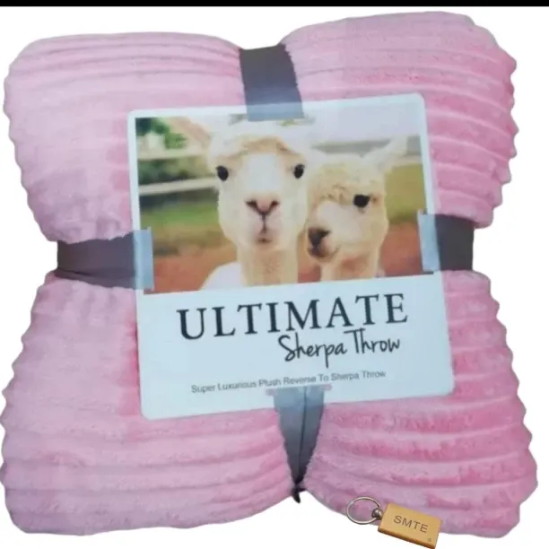 SMTE (180 cm x 210 cm) Serpa Soft and Fluffy Fleece Blanket (Sherpa Blanket)