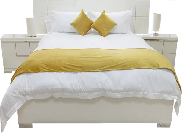 Rey's Fine Linen (50 cm x 165 cm) Soft Touch Bed Runner – 200 GSM - Faux Suede (Throw)