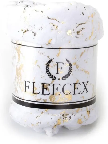 Royal Homeware (180 cm x 200 cm) FLEECEX Marble Throw Blanket (Throw)