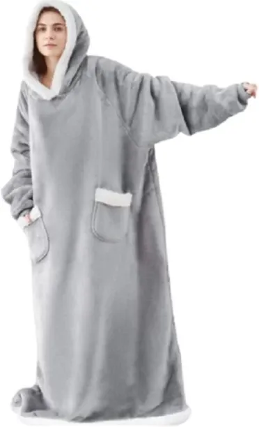 Aero craft (6 cm x 34 cm) Extra Long Huggle Hoodie Unisex (Fleece Blanket)