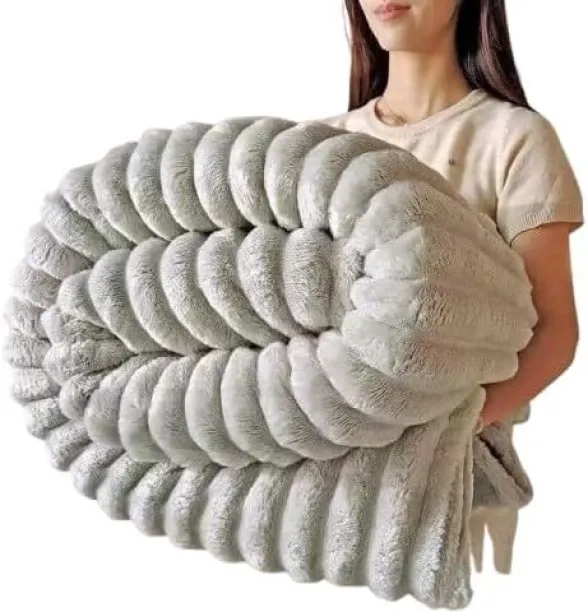 Generic (50 cm x 50 cm) Stripe Fleece Blanket - 220x230cm (Fleece Blanket)