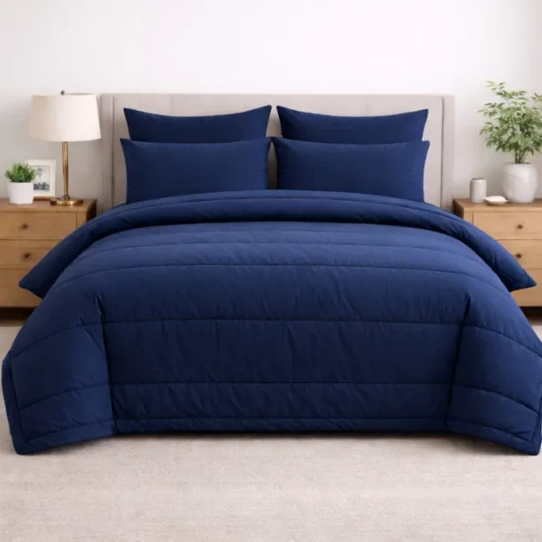 Relax Collection (200 cm x 200 cm) comforternavyblued (Comforter)