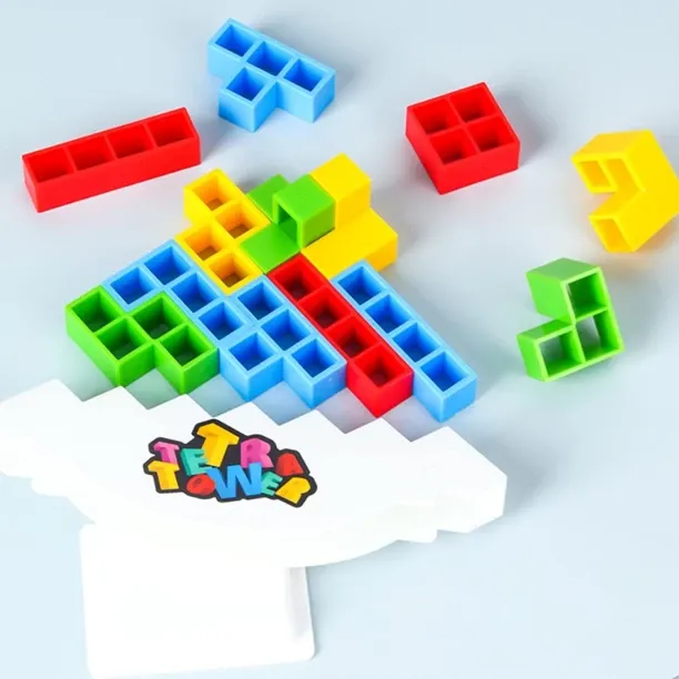 TAOJIANG 48 sets of building blocks games, 2-player board games + family games, parties, trips, chi…