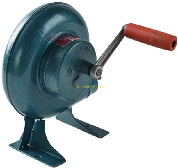 Max Hand Crank Blower Tool Outdoor Cooking BBQ Fan Air Blower Barbecue Bellows M7BA Leaf Blower
