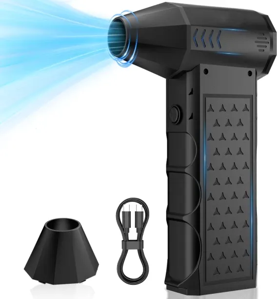 Max (TF06 6000Mah)Jet Fan Strong Portable Power Handheld Dust Elimination Storm Source Turbo Jetfan…