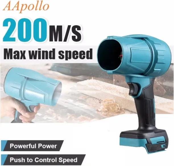 Max (700W)700W/300W High Power Turbo Fan Blowers Electric Handheld Jet Fan Snow Leaf Dust Blowing T…