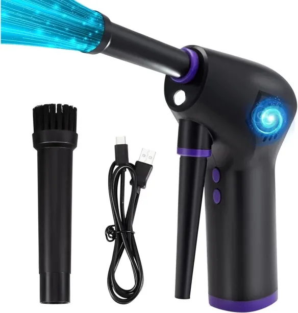 Bloo Air blower, 2-speed, 15000mAh battery, used for computer dust removal, 36000 revolutions per m…