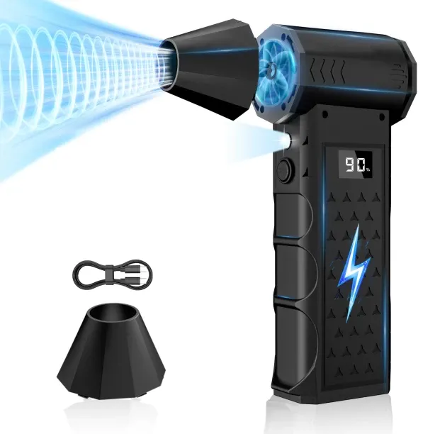 Max (TF04 6000Mah screen)Jet Fan Strong Portable Power Handheld Dust Elimination Storm Source Turbo…