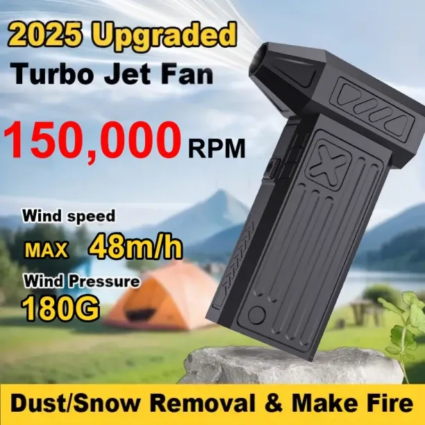 Max (T7)Portable Handheld Violent Blowers 150000RPM Mini Turbo Jet Fan High-speed Vacuum Dust Clean…
