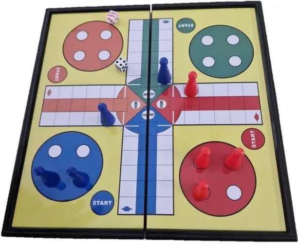 Premium Magnetic Ludo Board Game Magnetic Ludo Board Game - CLD Board Game Accessories Board Game