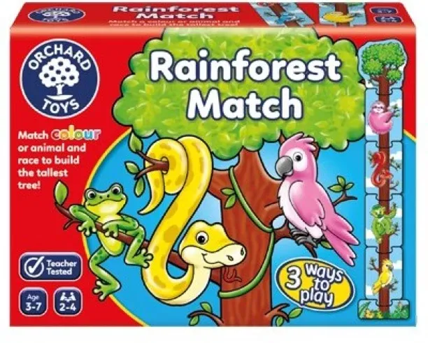 Orchard Toys Rainforest Match Educational Board Games Board Game