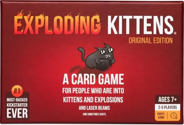 Exploding Kittens Original Edition - Hilarious for Family Game Night - Party Game - For Ages 7 and …