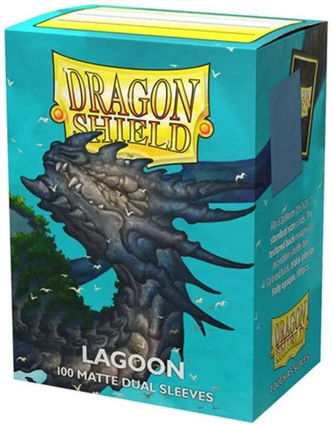 Dragon Shield Lagoon - Matte Dual Sleeves - Standard Size Board Game Accessories Board Game