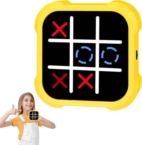 LIUHUI Electronic Tic Tac Toe Game - Electronic Puzzles Portable Handheld Games, 3-in-1 Tic Tac Toe…