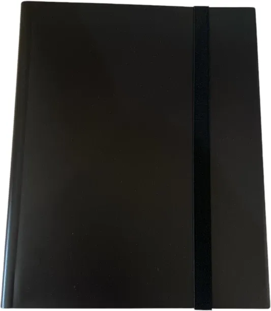 Luck Dragon Accessories Generic - 9 Pocket Plastic Binder - Black Board Game Accessories Board Game