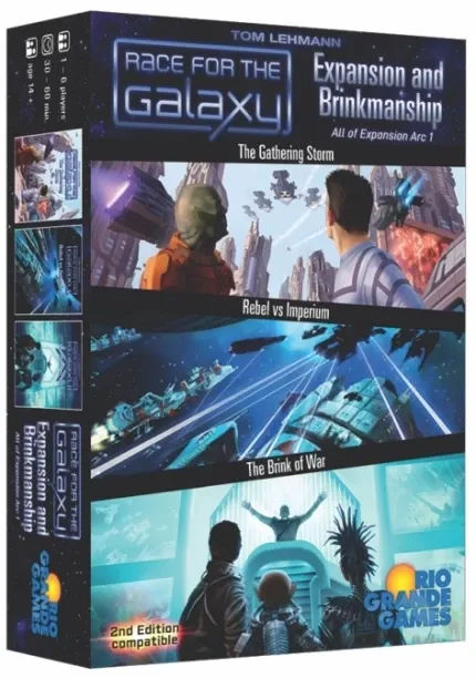 Rio Grande Games Race for the Galaxy: Expansion and Brinkmanship - The Combined 1st Arc Expansion S…
