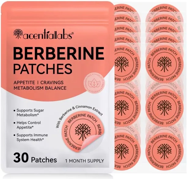 ACENTIALLABS Berberine Patches 30 Pieces Patch