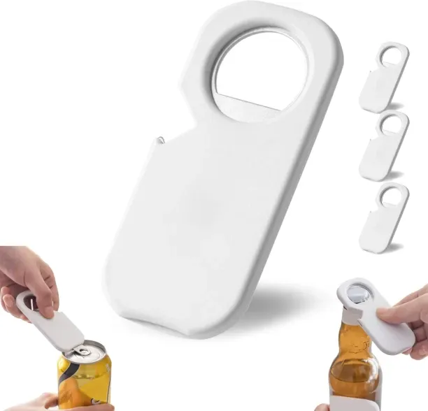 Happyfun 3PC 3-in-1 Beer Bottle Opener with Cap Catcher, for Fridges and RVs, Can Opener for Soda C…
