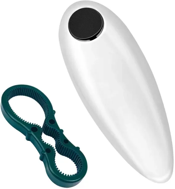 BezosMax Auto Electric Can Opener, Hands Free, Smooth Edge Safety Design, Battery Operated Bottle O…