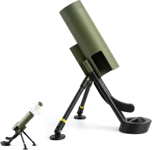 Zuosheng 20267 New Bottle Cap Launcher Mortar Bottle Opener – 51mm Mortar Beer Opener, Shooting Bot…