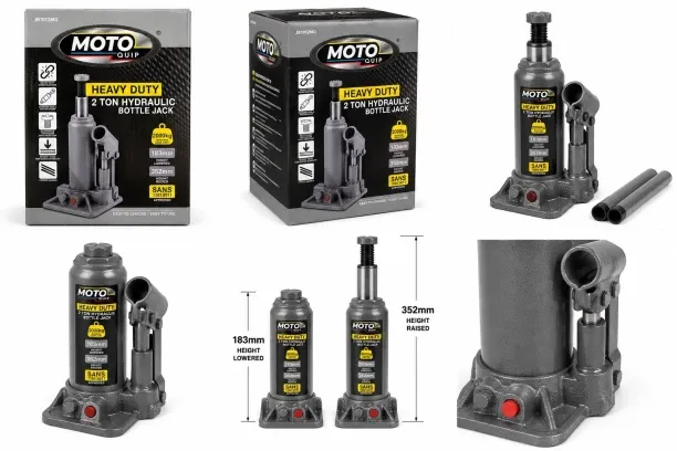 Moto Quip Heavy Duty Hydraulic Bottle Jack 2000kg (2 Ton) c11531 Brake Kit Stainless Steel