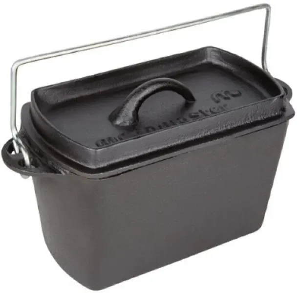 Megamaster Iron Mini Pot With Lid 1.8L Bread Maker