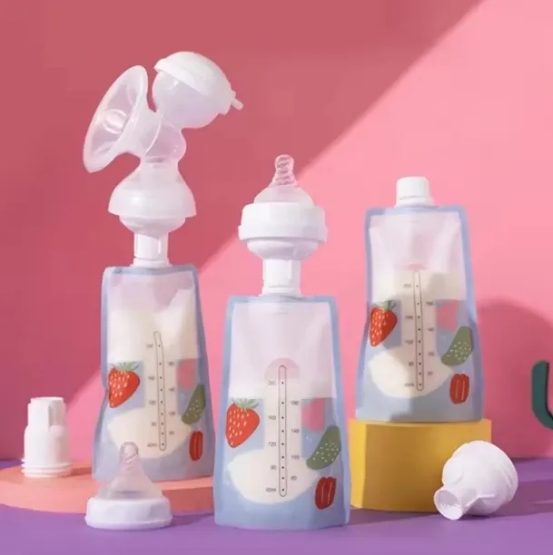 Breast Milk Storage Bags with Adapters Breast Milk Storage Bags and Adapters  - Manual