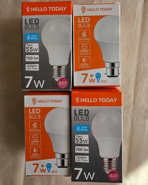Hello today 7 W Globe B22, E27 LED Bulb
