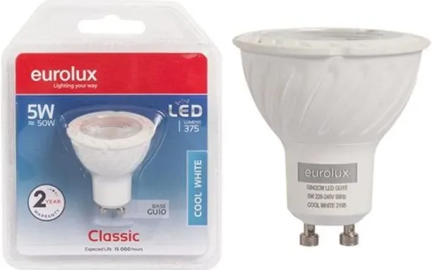 Eurolux 5 W Spot GU10 LED Bulb