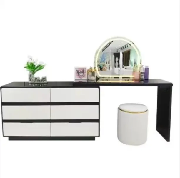 Premium Dressing Table Solid Wood Free Standing Cabinet