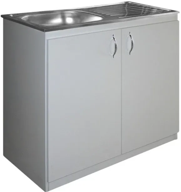 Unique Denver Single Sink Cabinet Combo Engineered Wood Kitchen Cabinet