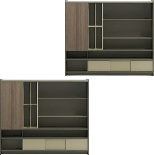 SMTE WG2486 Engineered Wood Free Standing Cabinet