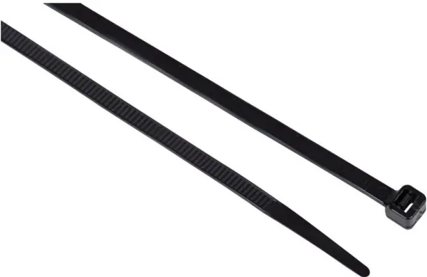 Edison Black 3.6x300mm Nylon Standard Cable Tie