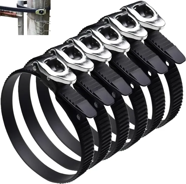 Loznron 12 & 20 Inch Heavy Duty Reusable Ratcheting Cable Ties Plastic Cable Wraptor Cable Tie