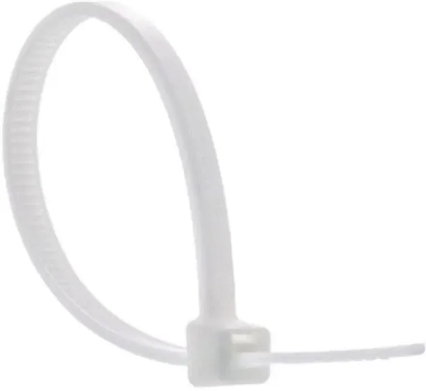 Investify CABLE TIES WHITE 3.6MM X 150MM 100 IN A BAG (Pack of 2) Nylon Releasable Cable Tie
