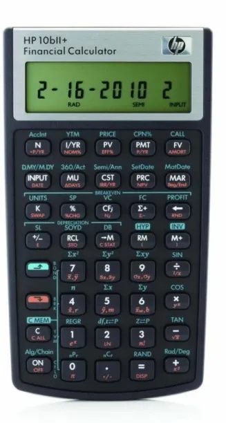 HP 10Bii+ Business Scientific  Calculator