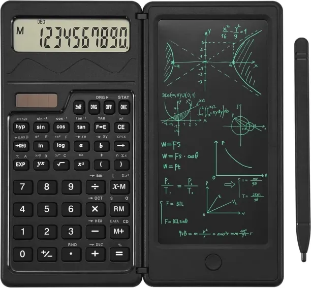 SHIJIN Scientific Calculator with Notepad for Students, School Supplies 10-Digit Large Display, Mat…