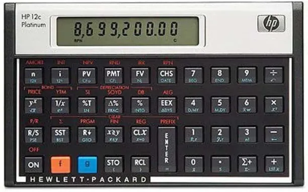 HP 12C Platinum Financial  Calculator