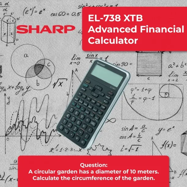 sharp EL-738 XTB - Advanced Financial Calculator NEW DESIGN Financial  Calculator