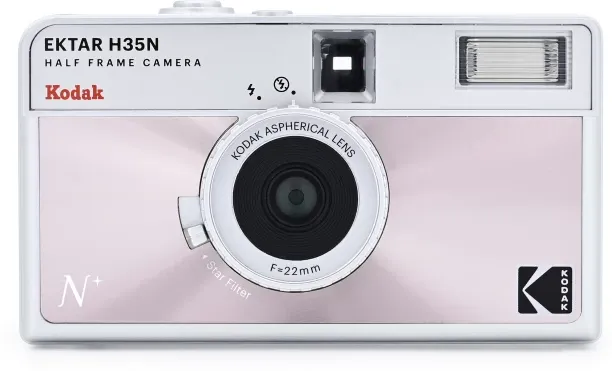 Kodak H35 Ektar Pink Half Frame Film Camera (Pink) Film Roll