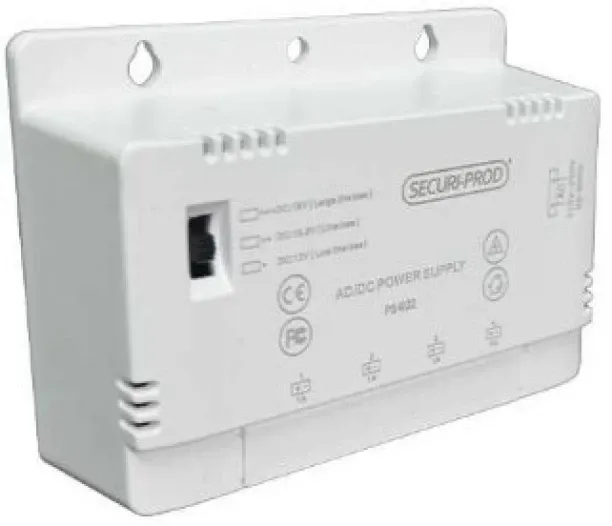 Securi-Prod CCTV PSU 4ch 12VDC 60W 5A Camera Housing For  Indoor & Outdoor