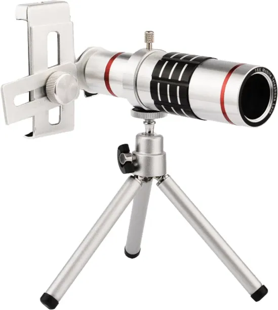 ALANES Cell Phone Camera Lens 18X Telephoto Lens with Tripod & Clip Telephoto  Lens