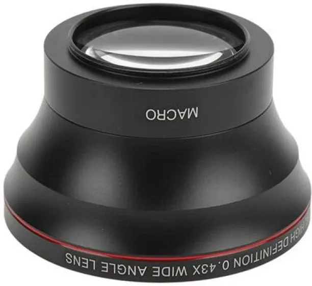 NANSHI 49mm 0.43X Wide Lens - HD Professional with Macro Fisheye  Lens