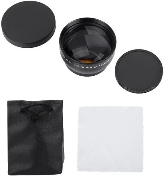 NANSHI 52mm 2X Teleconverter - HD Lens Fisheye  Lens