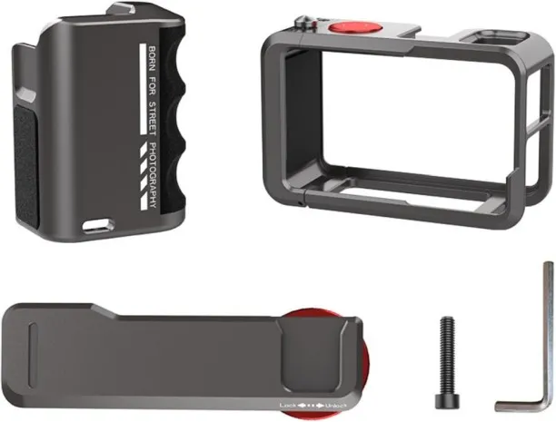 spark Action camera suitable for DJI Action3/4/5 street shooting handle action camera expansion rab…