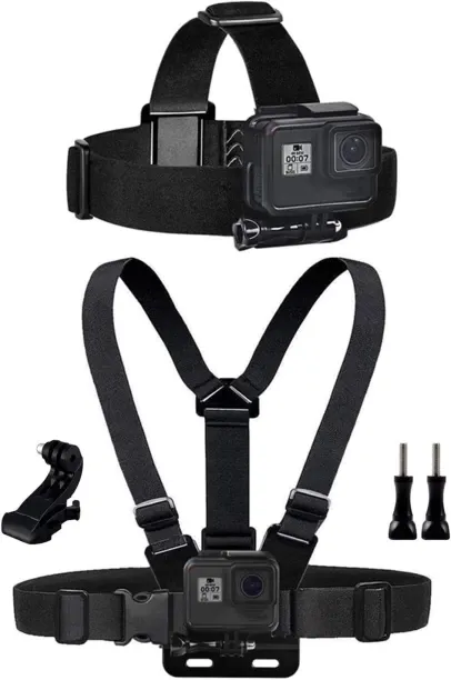 Milky Way A chest-head wearable action camera stand Nylon Camera Rig