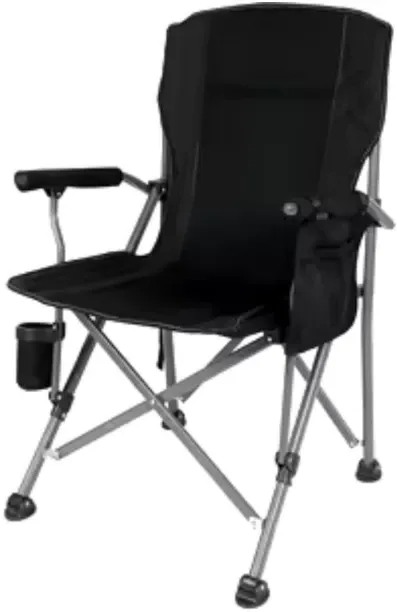 Folding Camping Chair With Solid Steel Frame -Cup holder and Side Pocket Camping Chair For patio or…