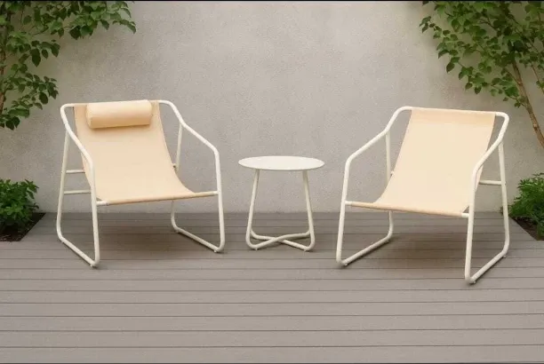 Shah Bistro Set 3pcs Foldable Chair