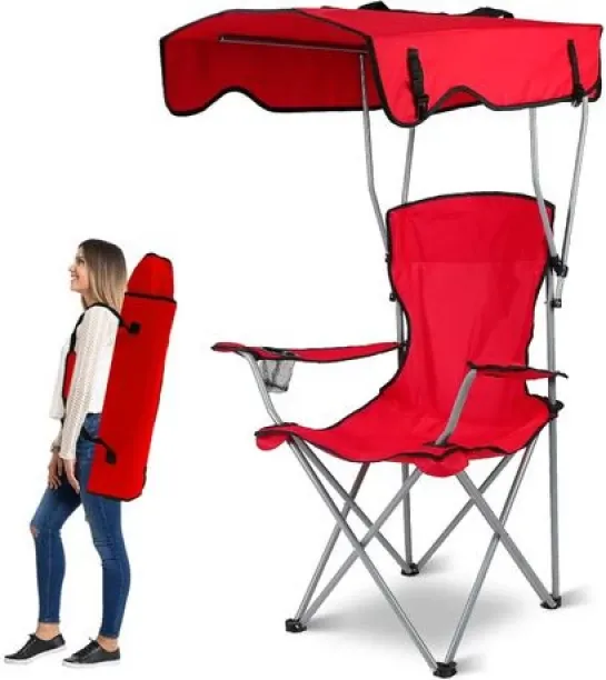 Zzztrdae Foldable Beach Canopy , Heavy Duty Sun Protection Foldable Chair