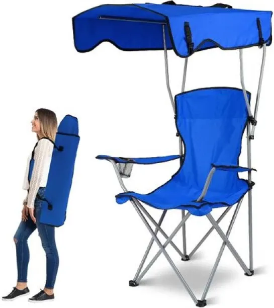 fancystuff Foldable Beach Canopy , Heavy Duty Sun Protection Foldable Chair